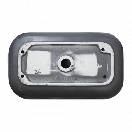 Раковина накладная 60см Sanita Luxe Infinity INFSLWB25 черный матовый